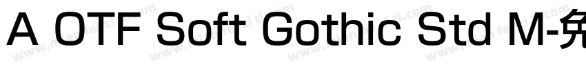 A OTF Soft Gothic Std M字体转换